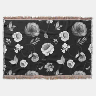 Aquarellfarben-Rose 33 Decke