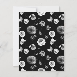 Aquarellfarben-Rose 33 Mitteilungskarte