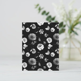 Aquarellfarben-Rose 33 Postkarte