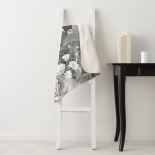 Aquarellfarben-Rose 39 Sherpadecke