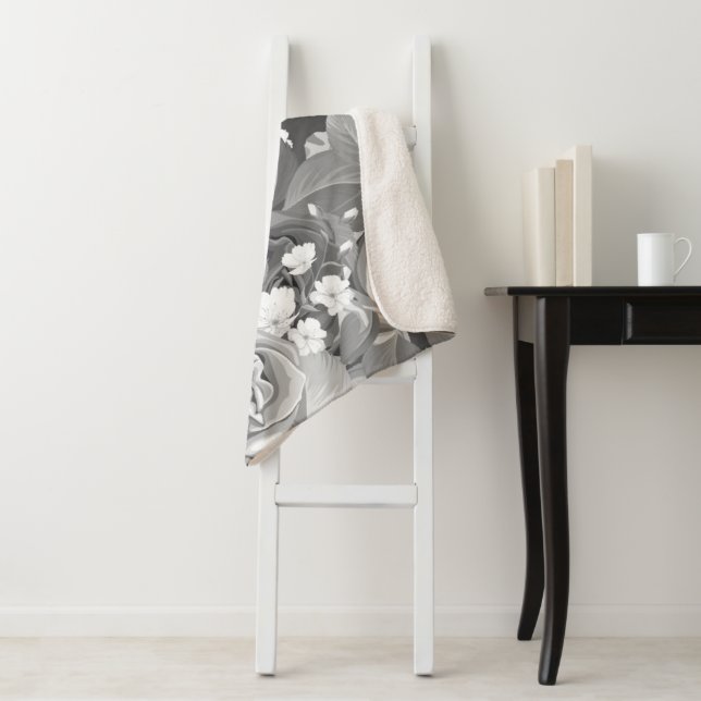 Aquarellfarben-Rose 39 Sherpadecke (Beispiel)