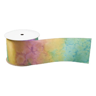 Aquarellfarben Satinband