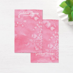 Aquarellfarben-Schmuckkarte für Nekklace