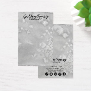 Aquarellfarben-Schmuckkarte für Nekklace