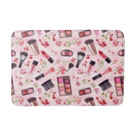 Aquarellfarben Schönheitsmuster in Florals Badematte