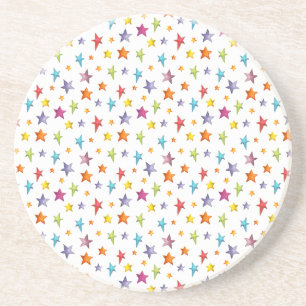 Aquarellfarben Sterne Tankdecke Getränkeuntersetzer