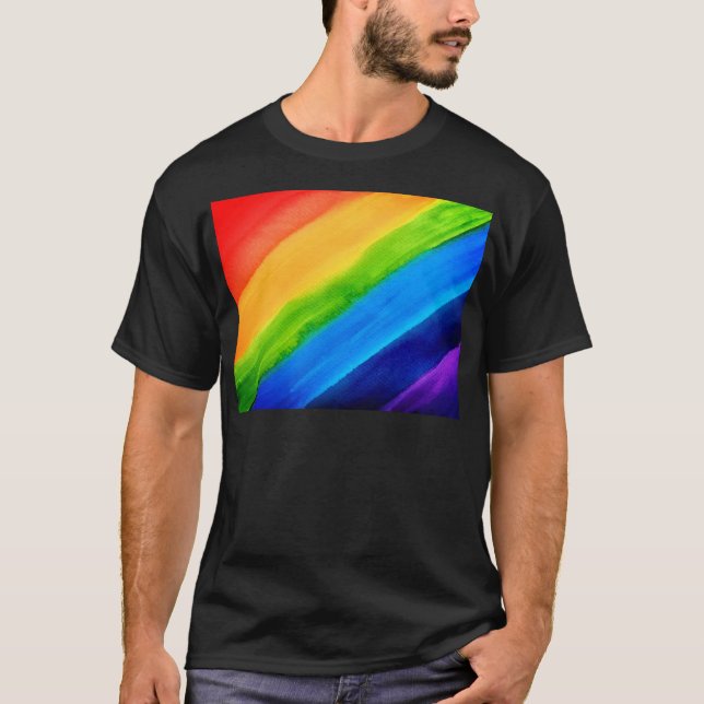 Aquarellfarben T-Shirt (Vorderseite)