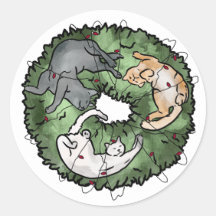 Aquarellfarben und grün Weihnachten