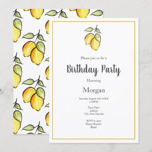 Aquarellfarben und Tintenlampen und Muster Einladung