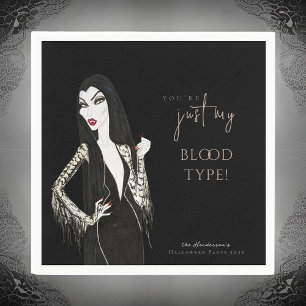 Aquarellfarben-Vampiress Extravagant Halloween Serviette