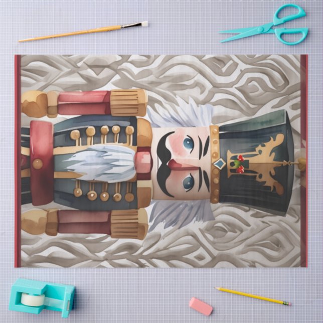 Aquarellfarben, Weihnachtsnachtsnachtscreme Seidenpapier (Basteln)