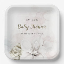 Aquarellfarben Weißblütenspinner oder Kinderspülun