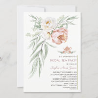 Aquarellfarben Weiße Dusti-Rose Blume Brautparty