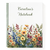 Aquarellfarben-Wildblumen Personalisiert Summer Jo