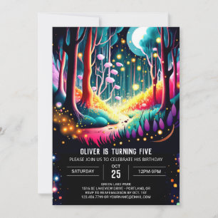 Aquarellfarben zum Geburtstag Einladung
