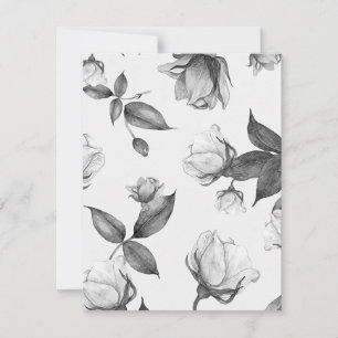 Aquarellfarbene Blume 12 Mitteilungskarte