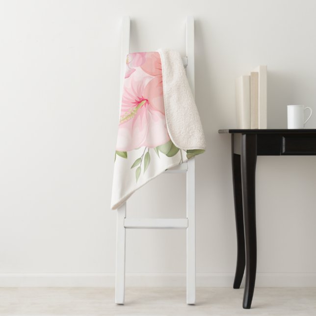 Aquarellfarbene Blume 20 Sherpadecke (Beispiel)
