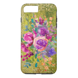 Aquarellfarbene Blume Bouquet Case-Mate iPhone Hülle
