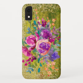 Aquarellfarbene Blume Bouquet Case-Mate iPhone Hülle