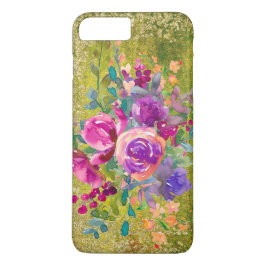 Aquarellfarbene Blume Bouquet Case-Mate iPhone Hülle