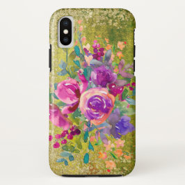 Aquarellfarbene Blume Bouquet Case-Mate iPhone Hülle
