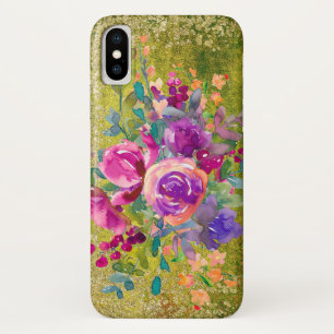 Aquarellfarbene Blume Bouquet Case-Mate iPhone Hülle