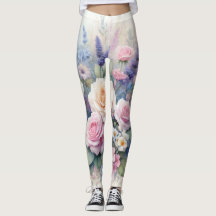 Aquarellfarbene Blume in sanften Pastellfarben