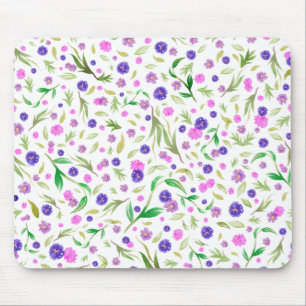 Aquarellfarbene Blume Mouse Pad - Helles Geschenk  Mousepad