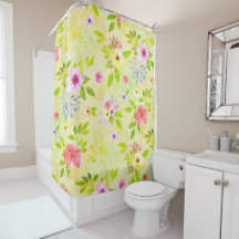 Aquarellfarbene Blume nahtlos Muster I + Ihre Idee