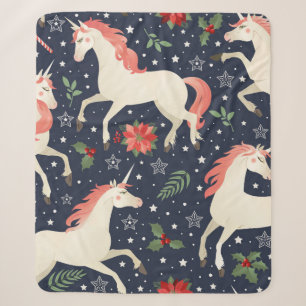 Aquarellfarbene Flamingos, exotische Vögel, tropis Sherpadecke