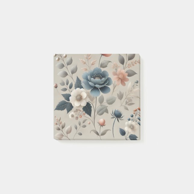 Aquarellfarbene Frühlings- und Sommerdesign Post-it Klebezettel (Vorderseite)