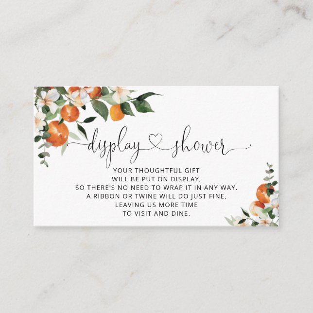 Aquarellfarbene kleine Süsse mit Dusche Begleitkarte (Vorderseite)