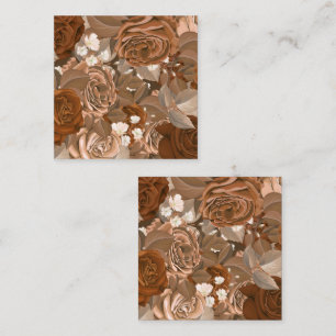 Aquarellfarbene Rose 37 Mitteilungskarte