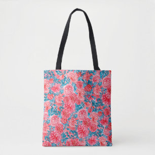 Aquarellfarbene Rose Blumenband