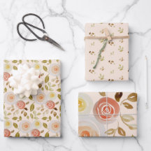 Aquarellfarbene Rose