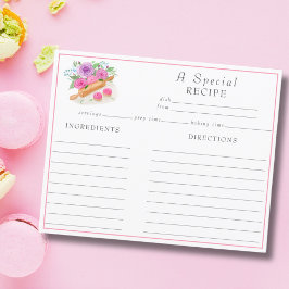 Aquarellfarbene Rose mit Button