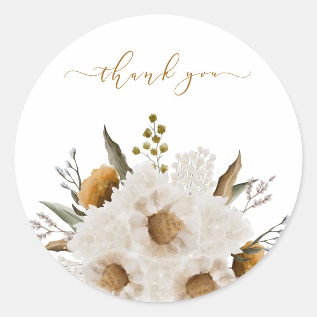 Aquarellfarbene Umschlag Aufkleber (Vorderseite)