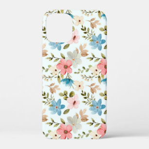 Aquarellfarbene Wildblumen Blumenmuster-67676 Case-Mate iPhone Hülle
