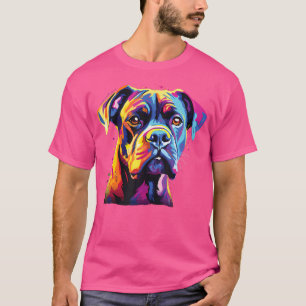 Aquarellfarbener Boxerhund T-Shirt