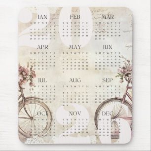 Aquarellfarbener Farbkalender des Bläserfarbenjahr Mousepad