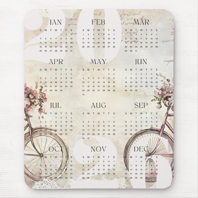 Aquarellfarbener Farbkalender des Bläserfarbenjahr Mousepad (Vorne)