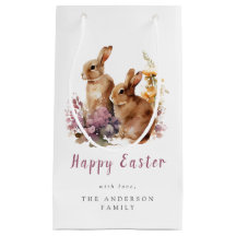 Aquarellfarbener Ostern Kleine Geschenktasche