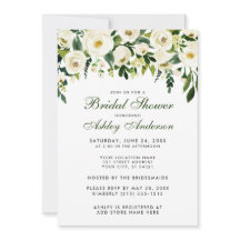 Aquarellfarbenes Blau Weiß Brautparty GS