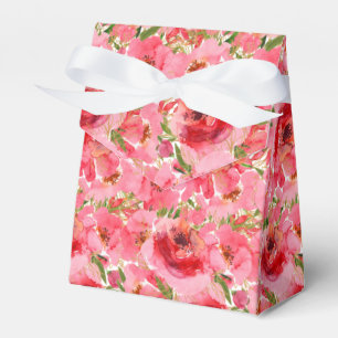 Aquarellfarbenes Brautparty Zelt Geschenkschachtel