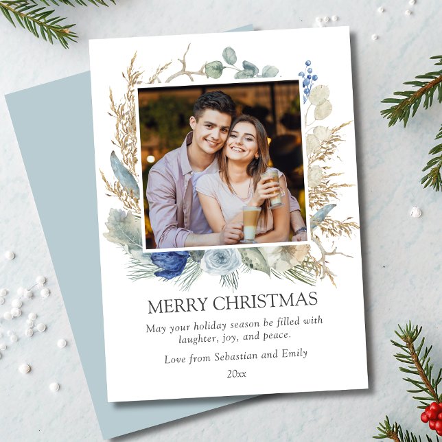 Aquarellfarbenes Foto Frohe Weihnachtskarten (Von Creator hochgeladen)
