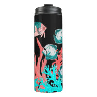 Aquarellfarbenes nahtloses Muster mit exotischen F