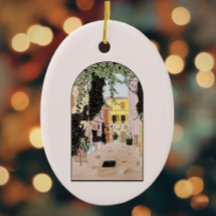 Aquarellfarbenes Rom, Italien