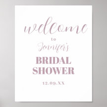 Aquarellfarbenes rosafarbenes Brautparty