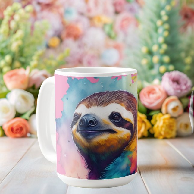 Aquarellfarbenrosa Kaffeetasse (Von Creator hochgeladen)