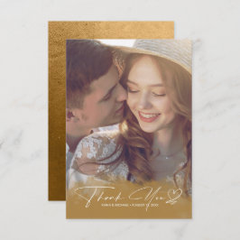 Aquarellfärbung dank Autumn Gold ID786 Dankeskarte